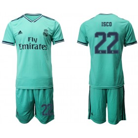 Billige Fotballdrakter Real Madrid ISCO 22 Barn Tredjedraktsett 2019/20 Kortermet